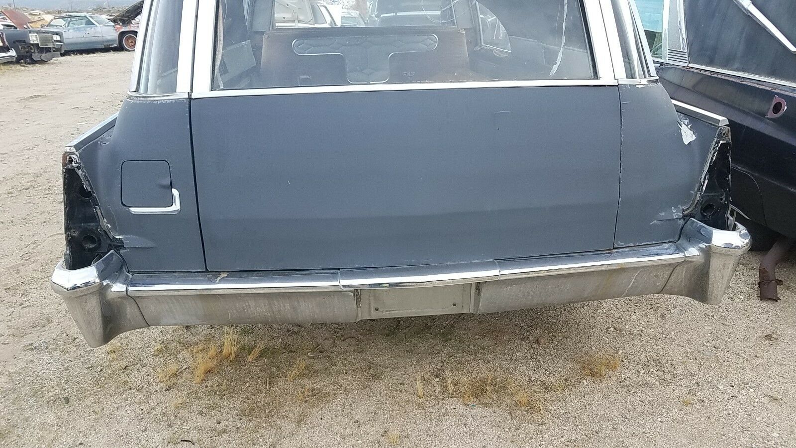 1969 CADILLAC HEARSE AND AMBULANCE REAR BUMPER USED (image for) 1969 CADILLAC HEARSE AND AMBULANCE REAR BUMPER USED